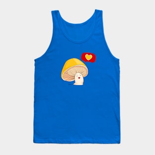 Mushroom and love Tank Top